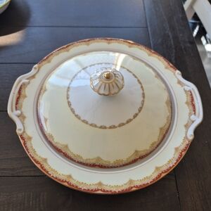 Ransom Cream and Gold Lidded Serveware